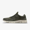 Nike Free Run 2 Low Top Sneakers In Sequoia,medium Olive,sail,black