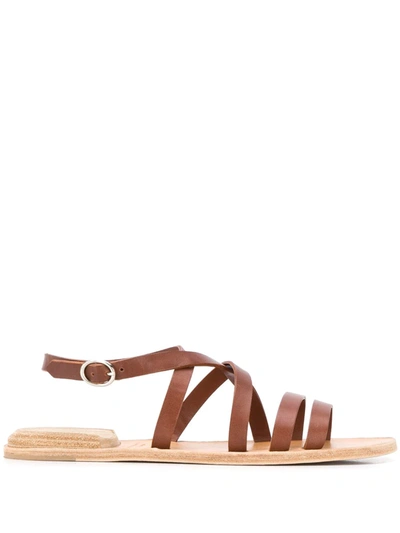 Officine Creative Strappy Sandals In Braun