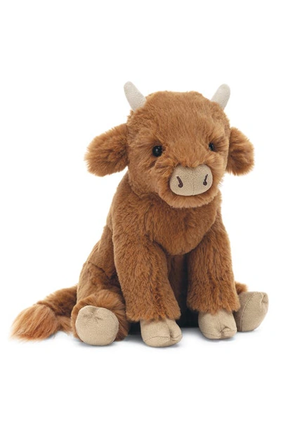 Jellycat Babies' Callie Cow Stuffed Animal In Brown