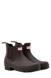 Hunter Original Waterproof Chelsea Rain Boot In Brown