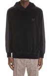 Needles Side-stripe Pullover Hoodie In C-black
