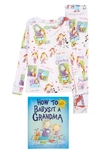 BOOKS TO BED BOOKS TO BED HOW TO BABYSIT A GRANDMA FITTED TWO-PIECE PAJAMAS & BOOK SET,14HBG1