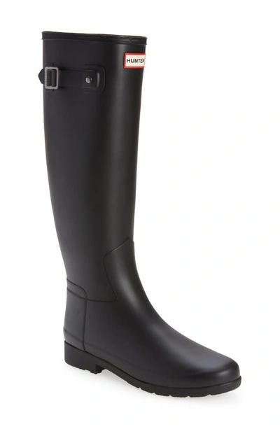 Hunter Original Refined Rain Boot In Black