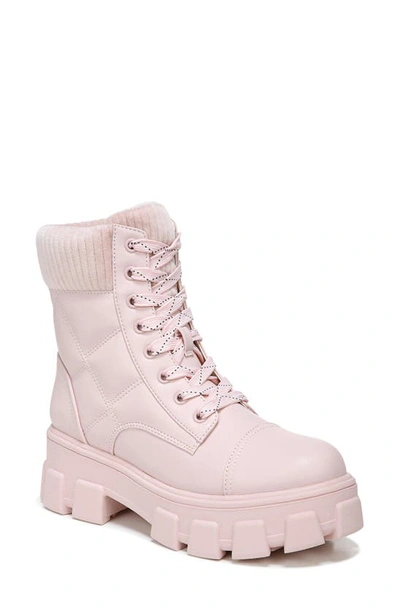 Circus By Sam Edelman Darren Quilted Combat Boot In Ballet Pink