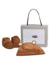 Ugg Baby's 2-piece Bixbee & Beanie Gift Set In Brown