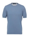 Drumohr Sweaters In Pastel Blue