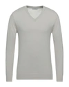 Paolo Pecora Sweaters In Light Grey