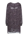 Isabel Marant Étoile Short Dresses In Purple