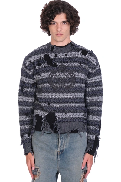 Balenciaga Knitwear In Grey Wool