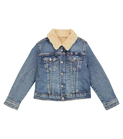 Polo Ralph Lauren Kids' Fleece-lined Denim Jacket In Blue