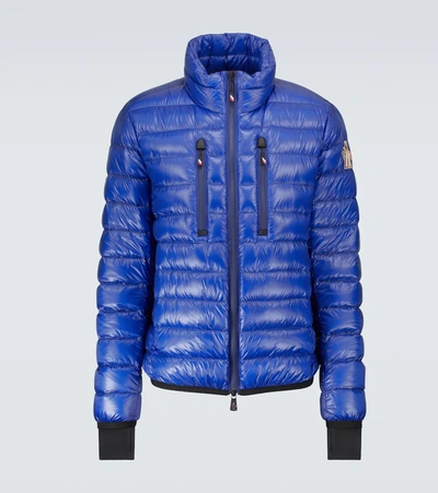 Moncler Blue Packable Down Quilted Jacket