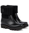 MONCLER GINETTE RUBBER ANKLE BOOTS,P00582086