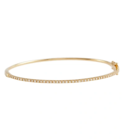 Shay Jewelry Single Row 18kt Yellow Gold Bracelet With Diamonds