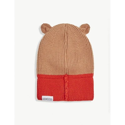 Liewood Babies' Tuscany/apple Gina Organic Cotton Beanie 6 Months-4 Years 6-9 Months