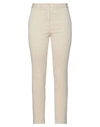 Merci Italia Woman Pants Beige Size 4 Cotton, Elastane