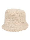 Ruslan Baginskiy Monogram Embellished Lampshade Bucket Hat In Beige