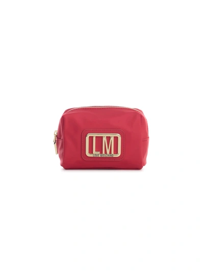 Love Moschino Nylon Wallet In Red