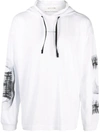 Alyx Graphic-print Pullover Hoodie In Bianco