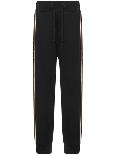 Fendi Kids Trousers In Black