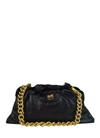 PINKO CHAIN CLUTCH FRAMED HOBO BAG,1P22EM-Y7FQ