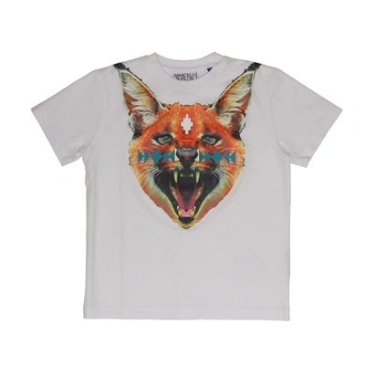 Marcelo Burlon County Of Milan Kids' Marcelo Burlon Boys White Cotton T-shirt