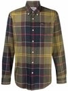 Barbour Glendaletailored Long-sleeve Shirt In Verde