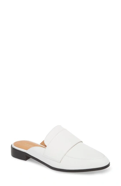 Halogenr Halogen Violet Mule In White Leather ModeSens