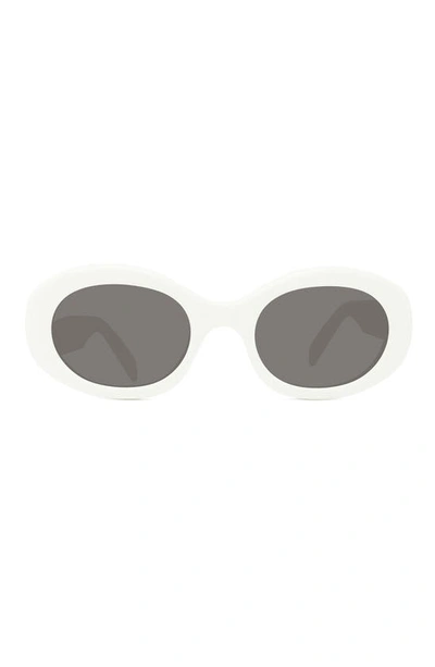 Celine Woman Sunglass Cl40194u In Bianco