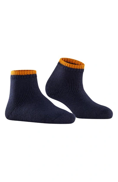 Falke Cosy Plush Short Socks In Midnight