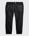 Polo Ralph Lauren Little Boy's Cotton Poplin Jogger Pants In Polo Black