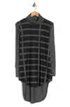 Go Couture Lion Turtleneck Tunic In Charcoal Print 3