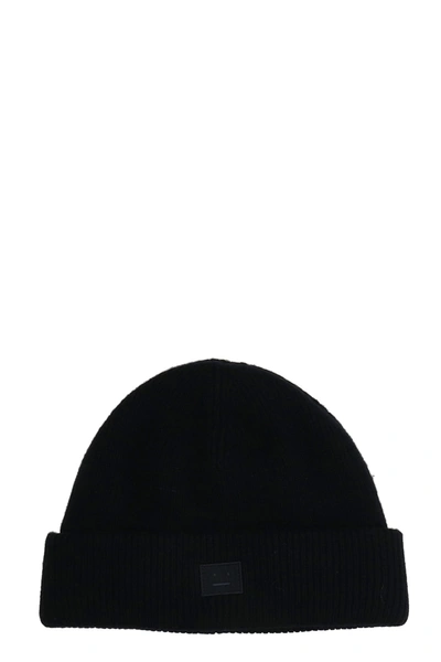 ACNE STUDIOS HATS IN BLACK WOOL,C40134900