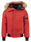 Canada Goose Red Down Chilliwack Bomber Jacket In Red
