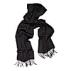 Kinalba Oban Black Cashmere Scarf In Cashmere