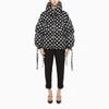 Dolce & Gabbana Polka Dot Oversized Padded Bomber Jacket In Black