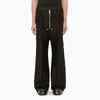 RICK OWENS BLACK BAGGY TROUSERS,RR02A5300NDKLC4-J-RICKO-09