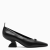 Ferragamo Ladies Black F Heel Pump Shoe, Brand Size 5 D In Black