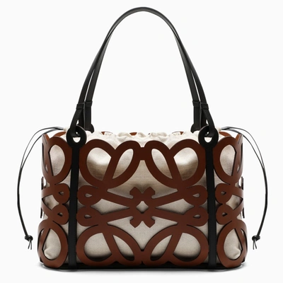 Loewe Brown Anagram Tote Bag