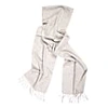 Kinalba Oban Light Grey Cashmere Scarf In Cashmere