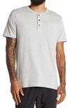 X-ray Pocket Henley Shirt In Grey