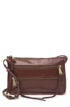Hobo Mission Leather Crossbody Bag In Chocolate