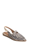 Sperry Saybrook Slingback Flat In Black Multi