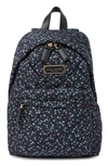 MARC JACOBS QUILTED NYLON PRINTED BACKPACK