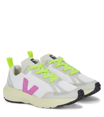 Veja Kids' Little Girl's & Girl's Small Canary Trainers In White