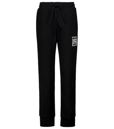 Dolce & Gabbana 棉质混纺运动裤 In Black