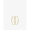 Maria Black Womens Gold Hp Senorita Gold-plated Sterling Silver Hoop Earrings 1 Size In Gold Hp