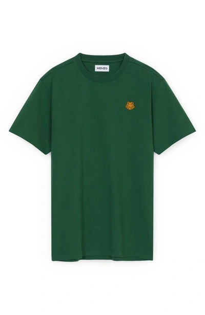 Kenzo Tiger Crest Classic T-shirt In Pine
