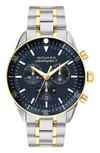 Movado Men's Heritage Two Tone Stainless Steel Bracelet Watch 42mm In Two-tone