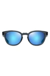 Maui Jim Cheetah 5 52mm Polarized Square Sunglasses 52mm Cheetah 5 Polarized Square Sunglasses In Dove Grey/ Blue Hawaii