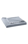 Matouk Diamond Pique Coverlet, Queen In Hazy Blue